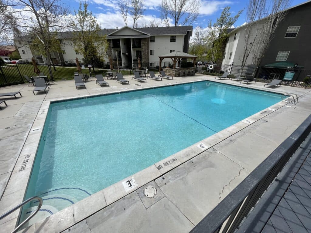 Outdoor Pool Apartment Amenity